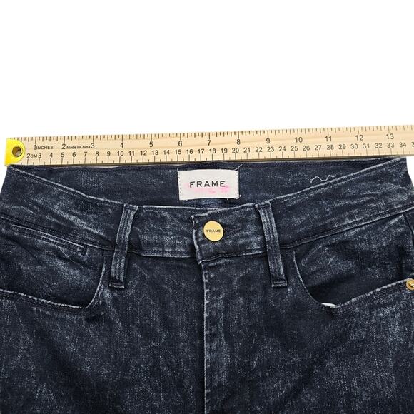 Frame Jeans Women's Size 28 Le High Skinny Dean Acid Wash Ankle High Rise - Picture 13 of 15